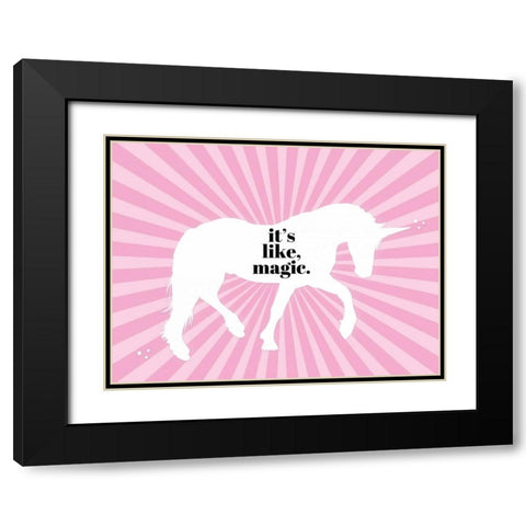 Its Like, Magic Black Modern Wood Framed Art Print with Double Matting by Hutchins, Ashley