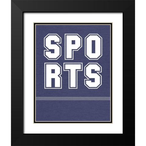 Sports Black Modern Wood Framed Art Print with Double Matting by Hutchins, Ashley