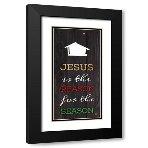 The Reason Black Modern Wood Framed Art Print with Double Matting by Perrenoud, Aubree