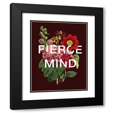 Fierce Mind Black Modern Wood Framed Art Print with Double Matting by Perrenoud, Aubree