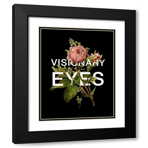 Visionary Eyes Black Modern Wood Framed Art Print with Double Matting by Perrenoud, Aubree