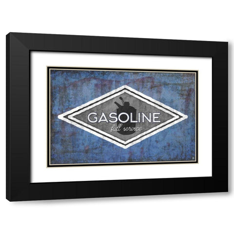 Gasoline Black Modern Wood Framed Art Print with Double Matting by Perrenoud, Aubree