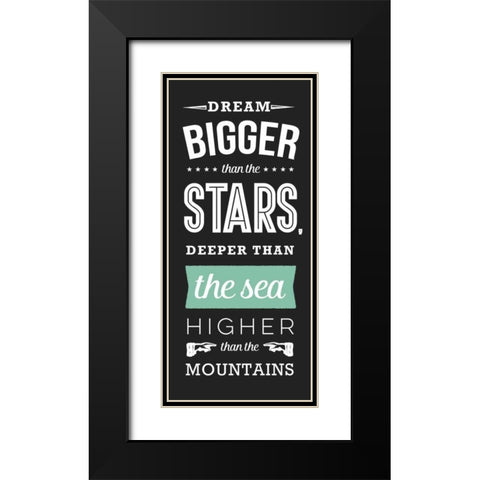 The Sea Black Modern Wood Framed Art Print with Double Matting by Perrenoud, Aubree