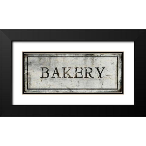 Bakery Black Modern Wood Framed Art Print with Double Matting by Perrenoud, Aubree