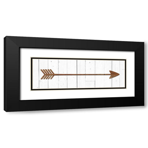 Right Arrow Black Modern Wood Framed Art Print with Double Matting by Perrenoud, Aubree