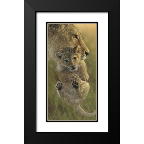 Mothers Pride Black Modern Wood Framed Art Print with Double Matting by Bogle, Collin