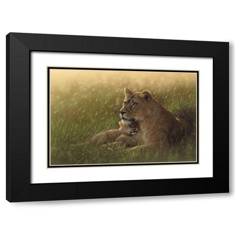 Safe Haven Black Modern Wood Framed Art Print with Double Matting by Bogle, Collin