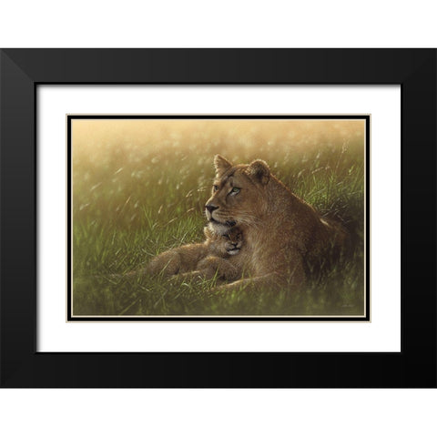 Safe Haven Black Modern Wood Framed Art Print with Double Matting by Bogle, Collin