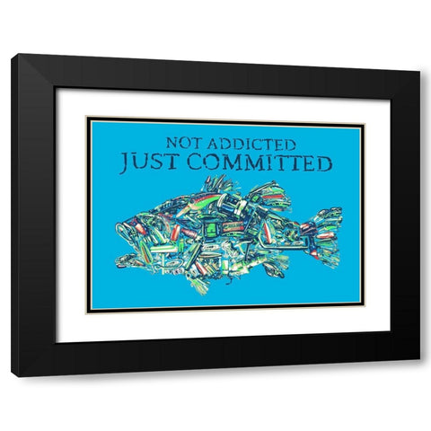 Committed Black Modern Wood Framed Art Print with Double Matting by Baldwin, Jim