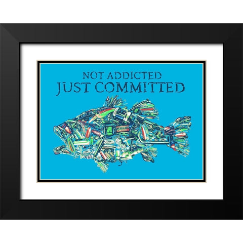 Committed Black Modern Wood Framed Art Print with Double Matting by Baldwin, Jim