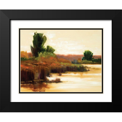 Spice Splendor Black Modern Wood Framed Art Print with Double Matting by Candy Rideout