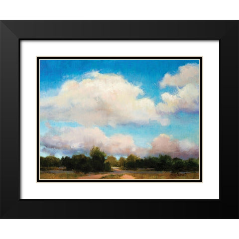 Memories Black Modern Wood Framed Art Print with Double Matting by Candy Rideout
