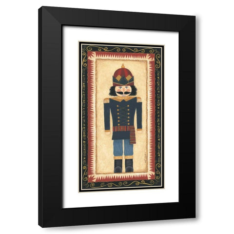 Nutcracker II Black Modern Wood Framed Art Print with Double Matting by Shamp, Cindy
