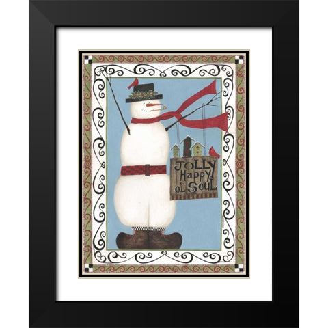 Jolly Happy Soul Black Modern Wood Framed Art Print with Double Matting by Shamp, Cindy