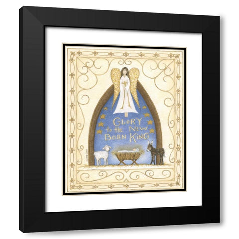 Glory Black Modern Wood Framed Art Print with Double Matting by Shamp, Cindy