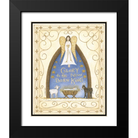 Glory Black Modern Wood Framed Art Print with Double Matting by Shamp, Cindy