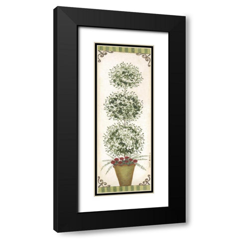 Topiary V Black Modern Wood Framed Art Print with Double Matting by Shamp, Cindy