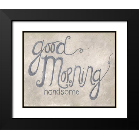 Good Morning Handsome Black Modern Wood Framed Art Print with Double Matting by Shamp, Cindy