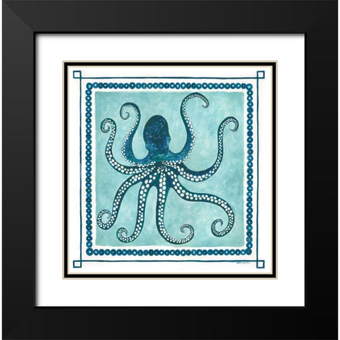 Octopus I Frame Black Modern Wood Framed Art Print with Double Matting by Shamp, Cindy