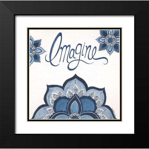 Imagine Black Modern Wood Framed Art Print with Double Matting by Shamp, Cindy