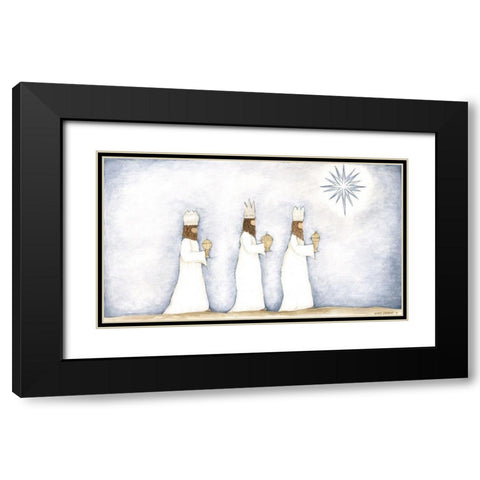 3 Kings Black Modern Wood Framed Art Print with Double Matting by Shamp, Cindy