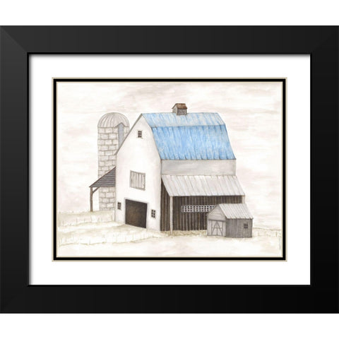 Barn I Black Modern Wood Framed Art Print with Double Matting by Shamp, Cindy