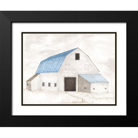 Barn III Black Modern Wood Framed Art Print with Double Matting by Shamp, Cindy