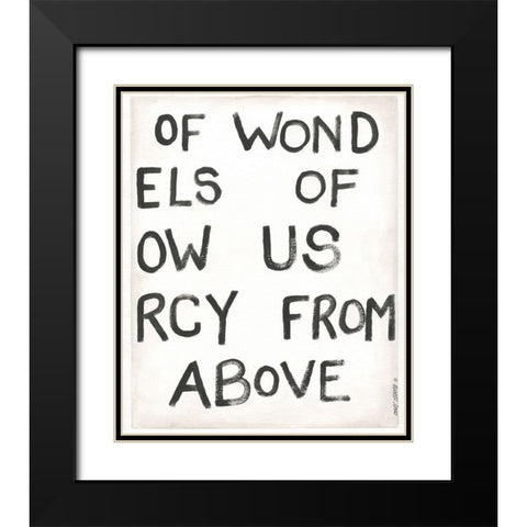 Angels of Wonder II Black Modern Wood Framed Art Print with Double Matting by Shamp, Cindy