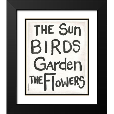 The Sun Shines I Black Modern Wood Framed Art Print with Double Matting by Shamp, Cindy