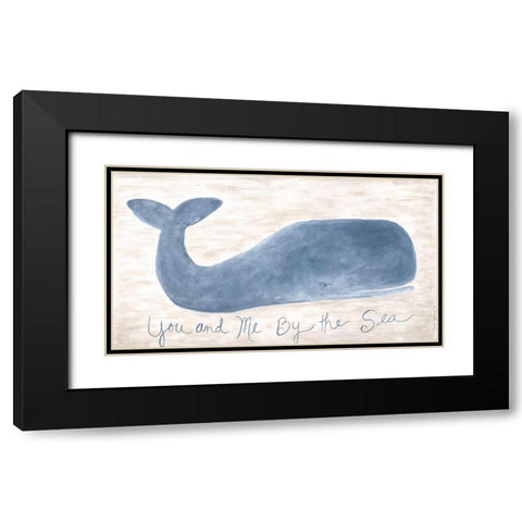 By the Sea Black Modern Wood Framed Art Print with Double Matting by Shamp, Cindy
