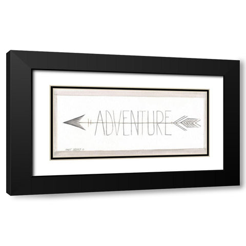 Adventure Black Modern Wood Framed Art Print with Double Matting by Shamp, Cindy