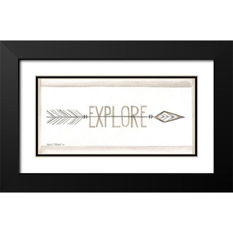 Explore Black Modern Wood Framed Art Print with Double Matting by Shamp, Cindy