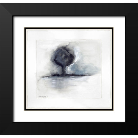 On the Horizon III Black Modern Wood Framed Art Print with Double Matting by Shamp, Cindy