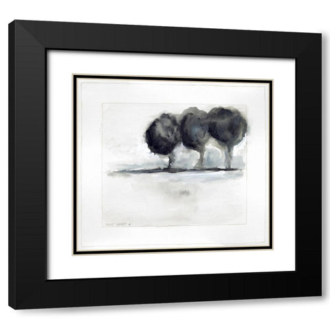 On the Horizon V Black Modern Wood Framed Art Print with Double Matting by Shamp, Cindy