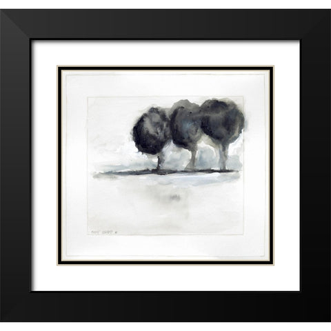 On the Horizon V Black Modern Wood Framed Art Print with Double Matting by Shamp, Cindy