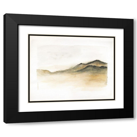 Mod Landscape Black Modern Wood Framed Art Print with Double Matting by Shamp, Cindy
