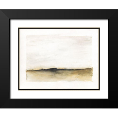 Mod Landscape IV Black Modern Wood Framed Art Print with Double Matting by Shamp, Cindy