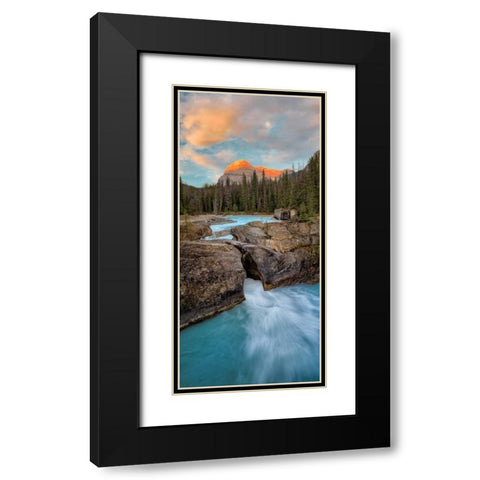 Orange Capped II Black Modern Wood Framed Art Print with Double Matting by Frates, Dennis