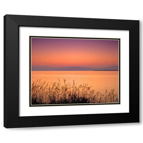 Golden Hour Black Modern Wood Framed Art Print with Double Matting by Frates, Dennis