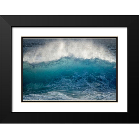Crest Black Modern Wood Framed Art Print with Double Matting by Frates, Dennis