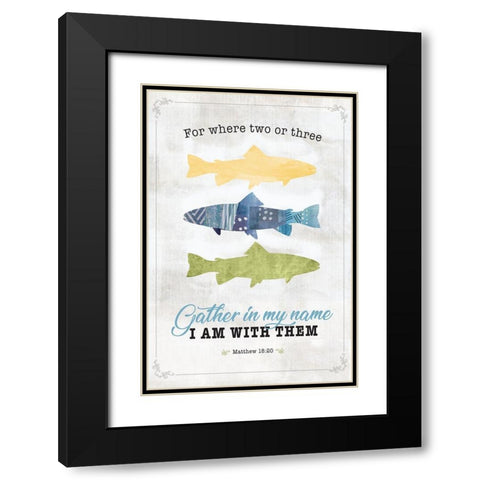 Im With Them Black Modern Wood Framed Art Print with Double Matting by JMB Designs