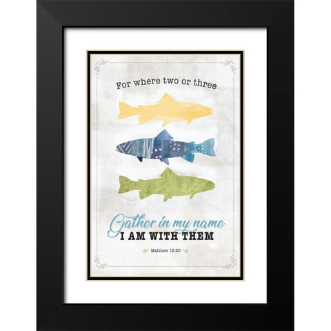 Im With Them Black Modern Wood Framed Art Print with Double Matting by JMB Designs