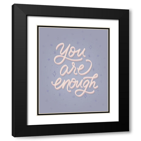 You Are Black Modern Wood Framed Art Print with Double Matting by Batista, Dee