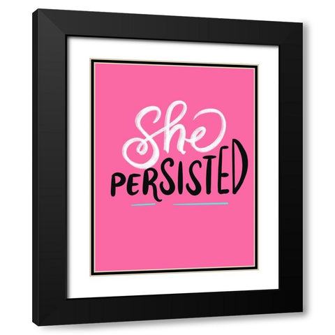 You Are Right Black Modern Wood Framed Art Print with Double Matting by Batista, Dee