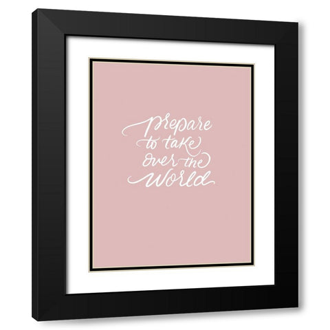 Prepare Black Modern Wood Framed Art Print with Double Matting by Batista, Dee