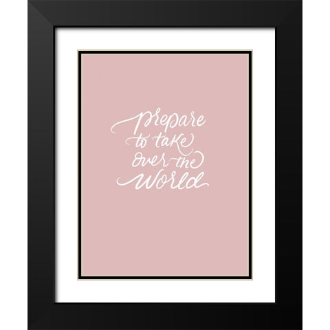 Prepare Black Modern Wood Framed Art Print with Double Matting by Batista, Dee
