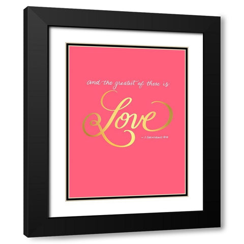 Greatest of All Black Modern Wood Framed Art Print with Double Matting by Batista, Dee