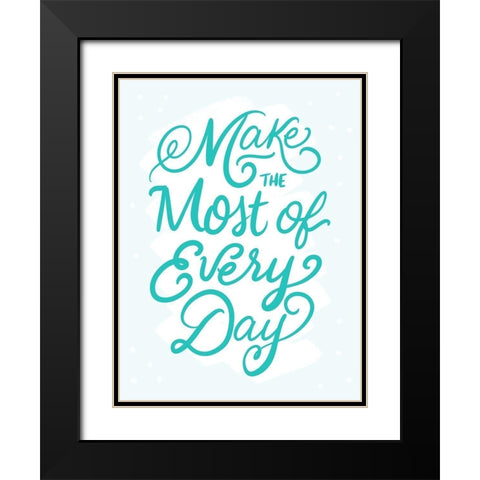 Make The Black Modern Wood Framed Art Print with Double Matting by Batista, Dee