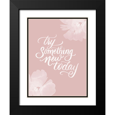 Try Black Modern Wood Framed Art Print with Double Matting by Batista, Dee