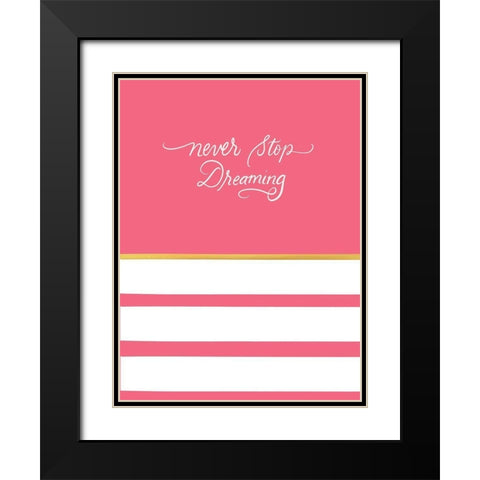 Never Black Modern Wood Framed Art Print with Double Matting by Batista, Dee